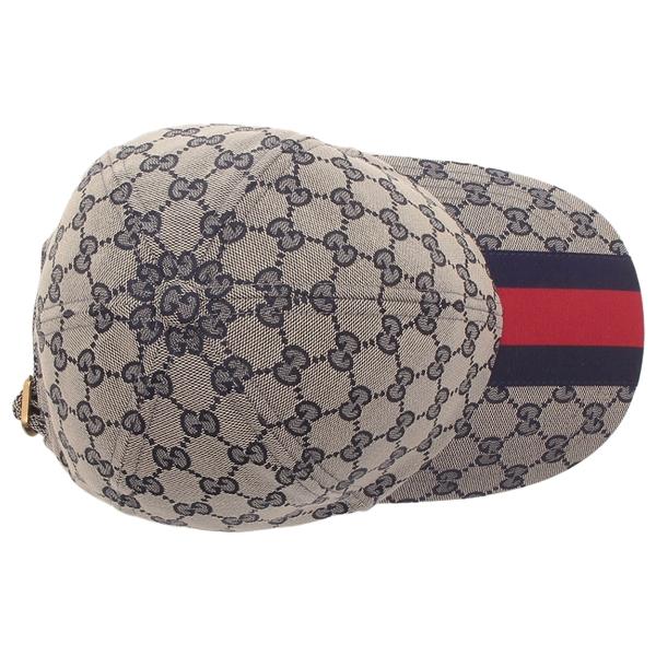 GUCCI グッチ 帽子 オリジナルGG ベースボールキャップ グレー GUCCI グッチ 帽子 オリジナルGG ベースボールキャップ グレー