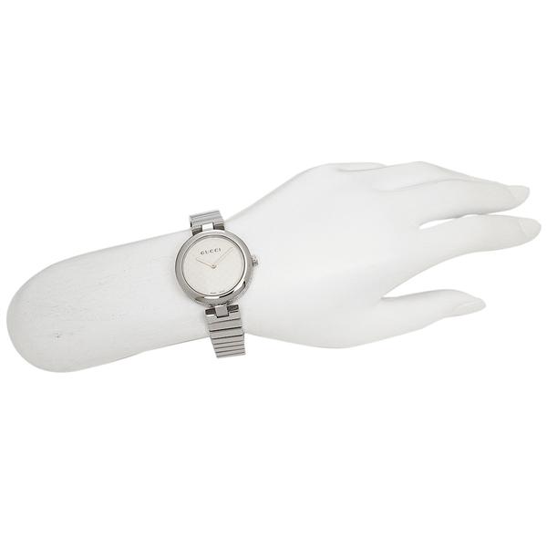 史上最も激安 Gucci レディース 時計 10 00まで グッチ 11 7 P10 還元 Ya シルバー ホワイト 腕時計 レビュー記入でおまけを進呈 お選びください Corps Solutions Com