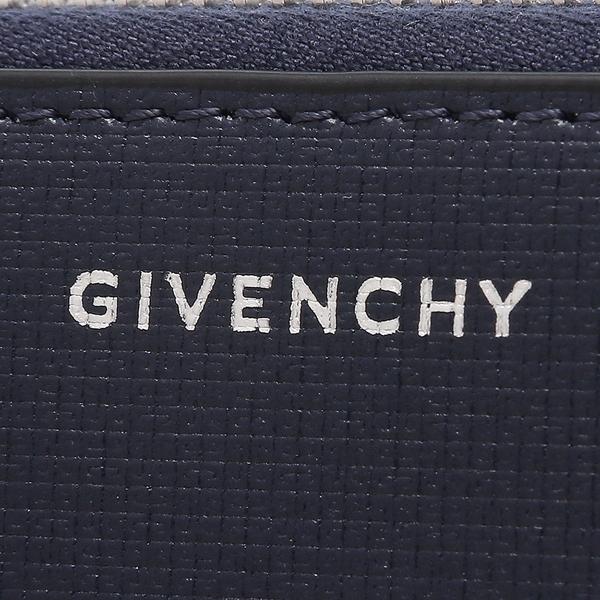 GIVENCHY ジバンシィ 長財布 4G ネイビー ブラック メンズ