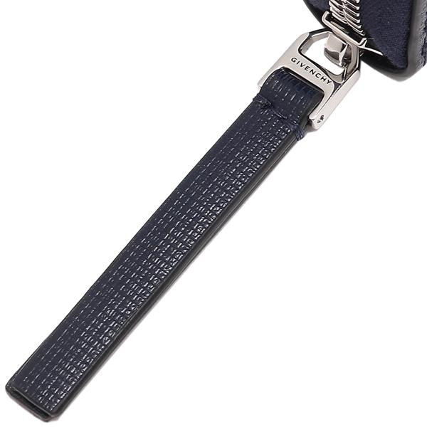 GIVENCHY ジバンシィ 長財布 4G ネイビー ブラック メンズ