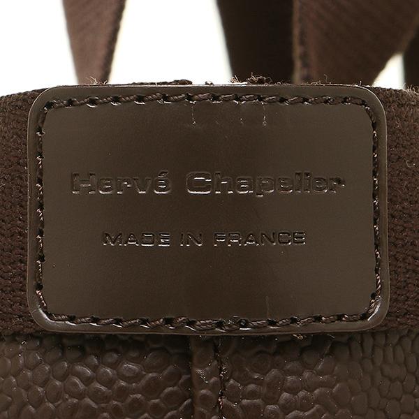 エルベシャプリエ トートバッグ 707GP リュクス 舟型 M Herve Chapelier 69 69 モカ レディースの画像