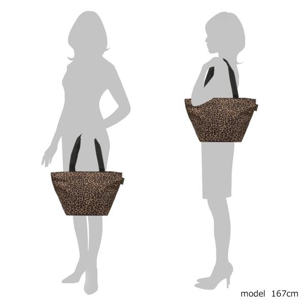 Herve Chapelier  エルベシャプリエ（舟型トートL レオパード ） エルベシャプリエ Herve Chapelier 1028F (ナイロン舟型ショルダーML