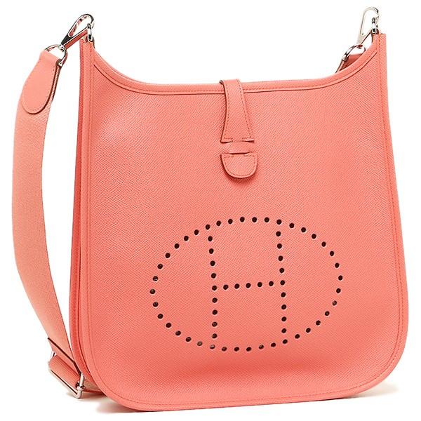 エルメス バッグ HERMES レディース H056278CK I5 EVELYNE3 29/PM エブリン3 ヴォーエプソン T刻印 ショルダーバッグ FLAMINGO