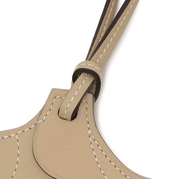 エルメス キーホルダー セリエ バッグチャーム トレンチ キーリング ベージュ メンズ レディース ユニセックス HERMES H063611 CK S2の画像