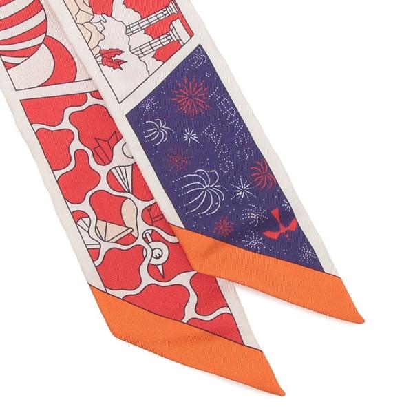HERMES エルメス スカーフ バンダナ ツイリー マルチカラー HERMES エルメス スカーフ バンダナ ツイリー マルチカラー