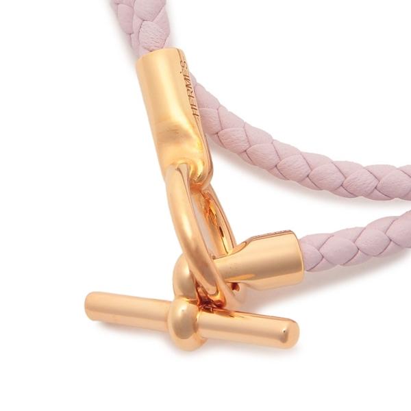 HERMES エルメス ブレスレット バングル グレナン ピンク
