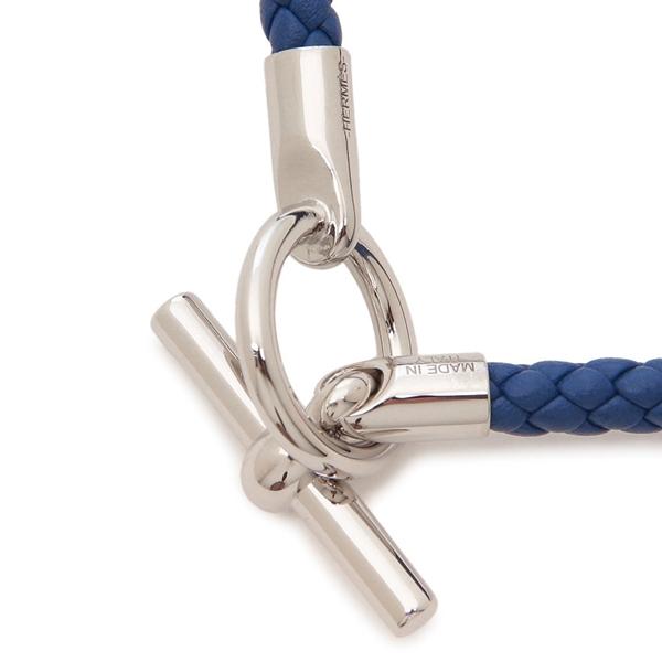 HERMES エルメス ブレスレット バングル グレナン H シルバー