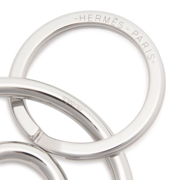 HERMES エルメス キーホルダー ホースシュー ブルー ドゥ