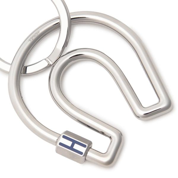 HERMES（エルメス） キーホルダー ホースシュー ブルー ドゥ フランス