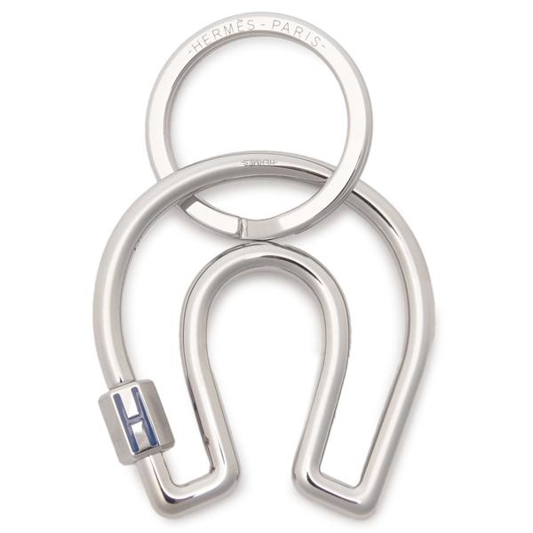 HERMES（エルメス） キーホルダー ホースシュー ブルー ドゥ フランス