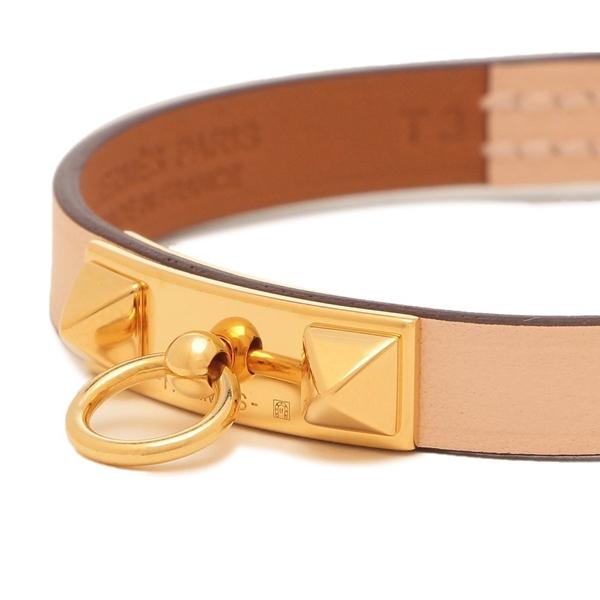 エルメス ミニリヴァル ローズ レディース HERMES H081181CC P1 ブレスレット ピンク メドールスタッズの画像
