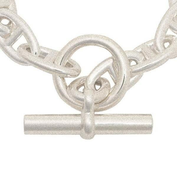 【時間限定】エルメス HERMÈSツイスト シルバー バングル ブレスレット 楽天市場】≪Brand new≫ HERMES Chaine d'ancre bracelet TGM