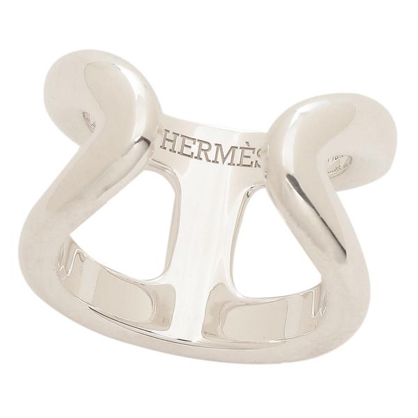 エルメス 指輪 リング オスモズ GM シェーヌダンクル Hロゴ シルバー レディース HERMES H102536Bの画像