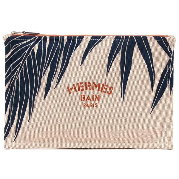 エルメス ポーチ ジン レオ マリン マルチカラー レディース HERMES H103581 M 01の画像