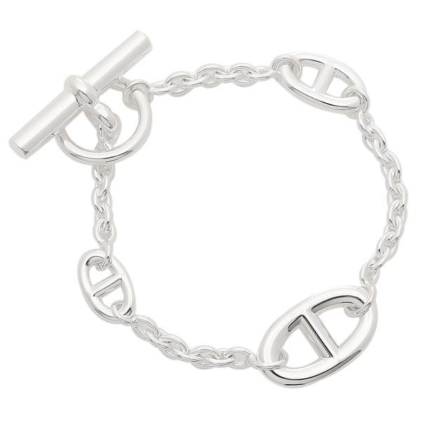 エルメス ブレスレット アクセサリー ファランドール シェーヌダンクル バングル シルバー レディース HERMES H104567Bの画像