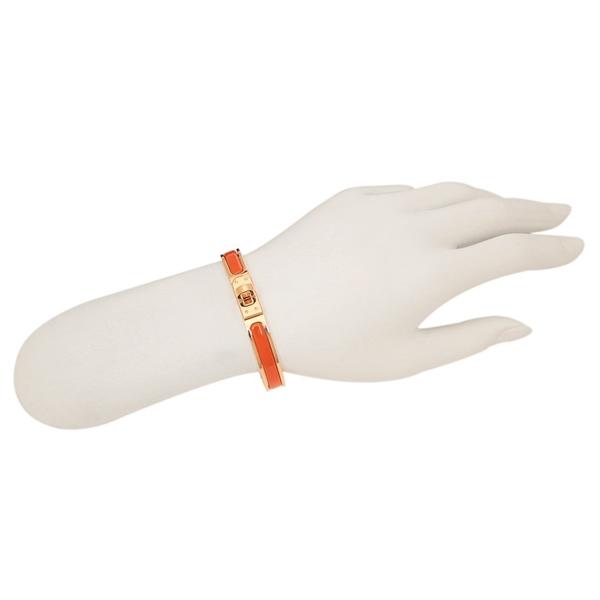 エルメス ミニクリックケリー オレンジ レディース HERMES H200004FO 8A ブレスレットの画像