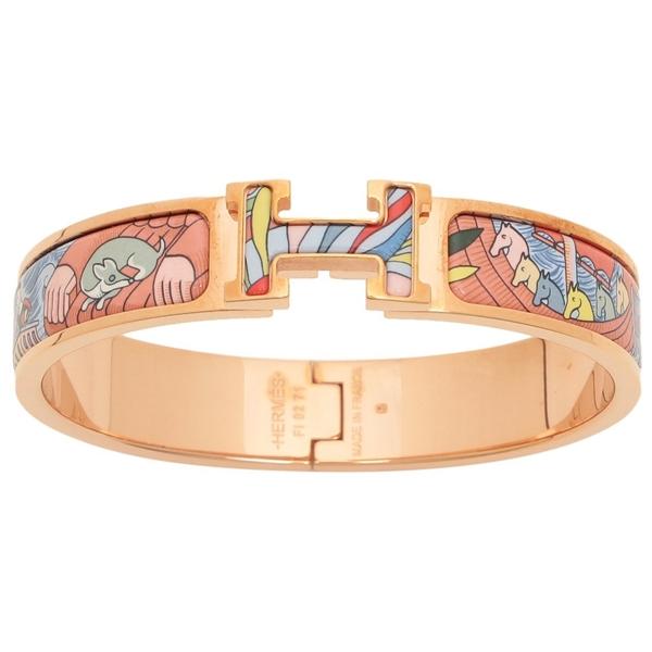 エルメス ブレスレット バングル クリックH PM コスモグラフィアユニバーサルス マルチカラー レディース HERMES H701311 FD B9の画像