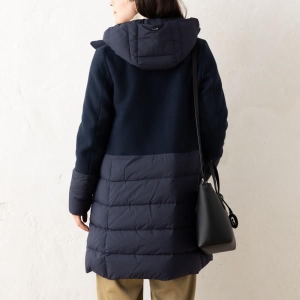 HERNO ヘルノ ダウンジャケット コート ネイビー レディース HERNO ヘルノ ダウンジャケット コート ネイビー レディース