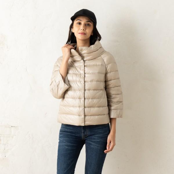 Herno Iconico ベージュ ダウンジャケット HERNO ヘルノ ダウンジャケット コート ケープ ベージュ