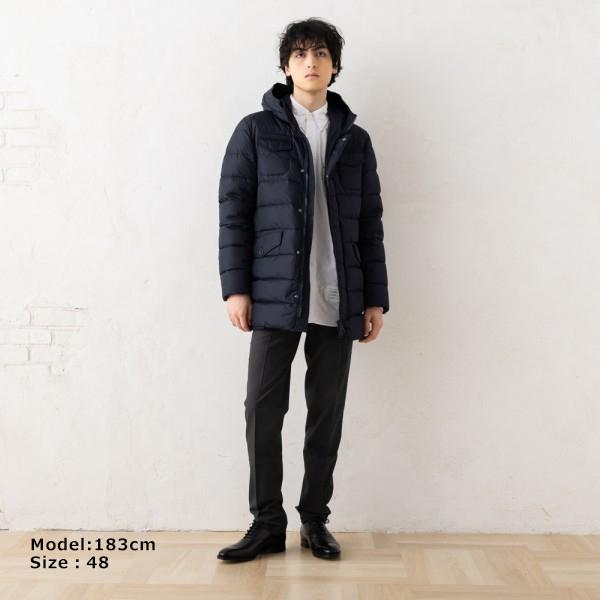 HERNO ヘルノ ダウンジャケット コート ネイビー メンズ PI0191U HERNO ヘルノ ダウンジャケット コート ネイビー メンズ PI0191U