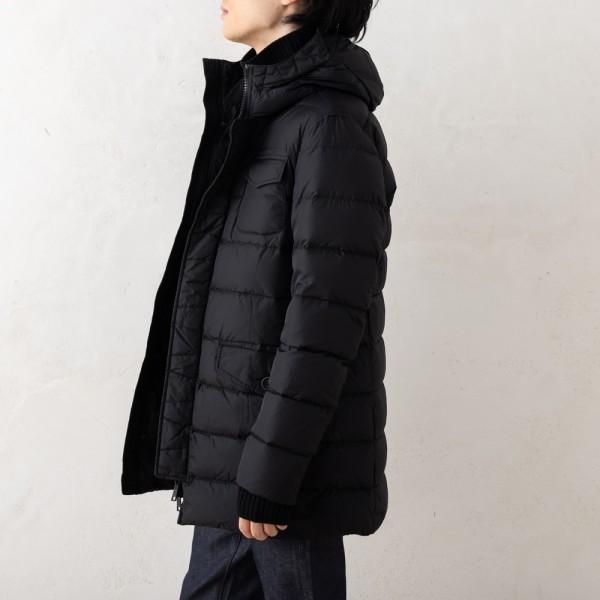 HERNO ヘルノ ダウンジャケット コート ブラック メンズ PI0191U HERNO ヘルノ ダウンジャケット コート ブラック メンズ PI0191U