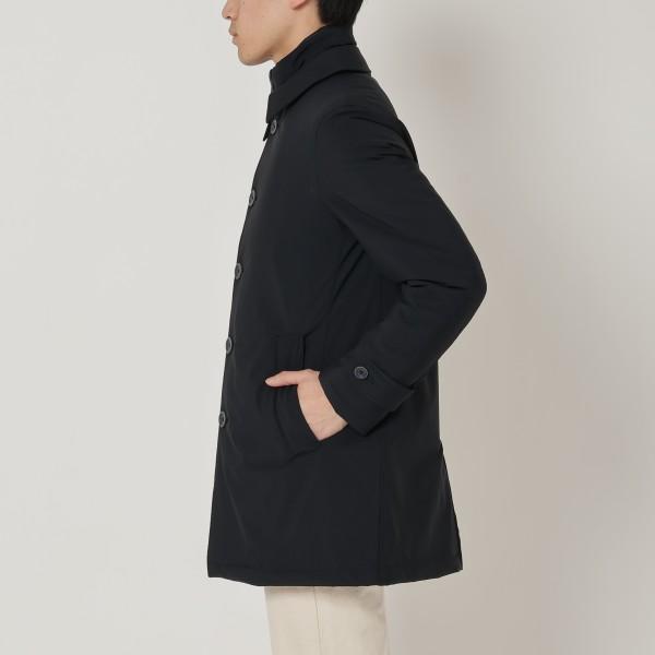 HERNO トレンチコート ダウン 2way ノーカラー ブラック 46 XL HERNO トレンチコート ダウン 2way ノーカラー ブラック 46 XL