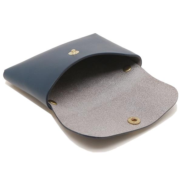 人気新品 イルビゾンテ カードケース コインケース ネイビー メンズ