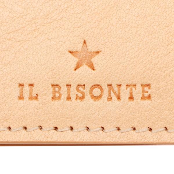 イルビゾンテ　財布　コンパクト財布　ベージュ IL BISONTE イルビゾンテ 二つ折り財布 コンパクト財布 ベージュ