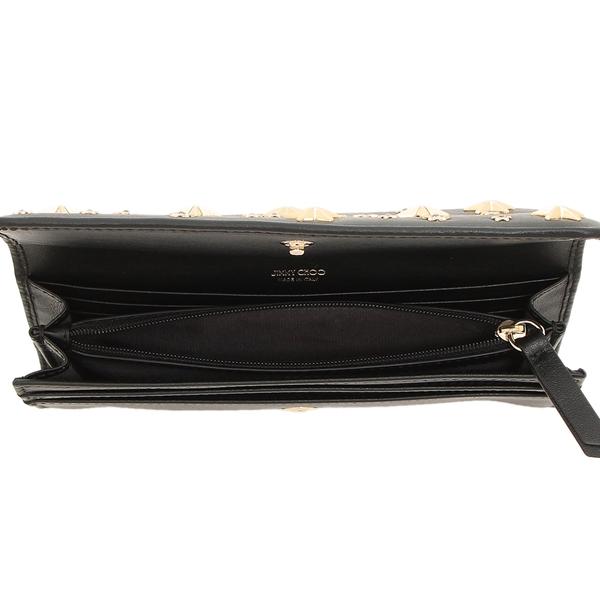 JIMMY CHOO ジミーチュウ 長財布（かぶせ蓋） ニノ スタースタッズ 