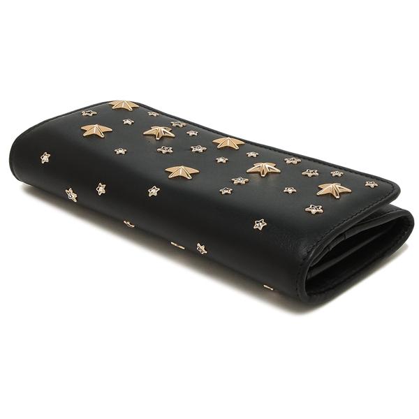 JIMMY CHOO ジミーチュウ 長財布（かぶせ蓋） ニノ スタースタッズ 