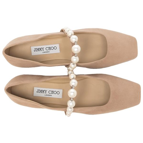 JIMMY CHOO ベージュ フラットシューズ JIMMY CHOO ベージュ フラットシューズ