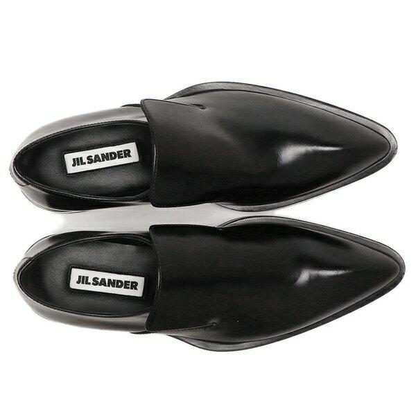 JIL SANDER ジルサンダー ローファー ポインテッドトゥ ブラック JIL SANDER ジルサンダー ローファー ポインテッドトゥ ブラック