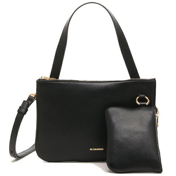 JILSANDER ジルサンダー レザーハンドバッグ Jil Sander ジルサンダー 黒 レザー ハンドバッグ