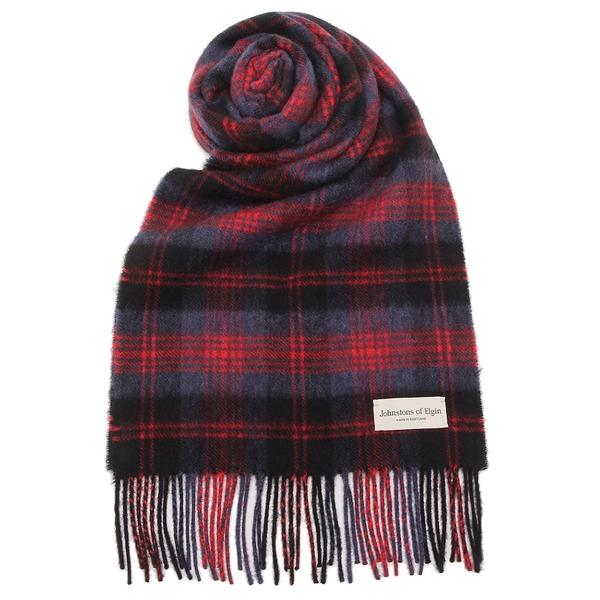 ジョンストンズ マフラー ブラック ピンク メンズ レディース JOHNSTONS OF ELGIN WA000016 KU0125 WOVEN SCARF ANGUS 小判｜axes｜03