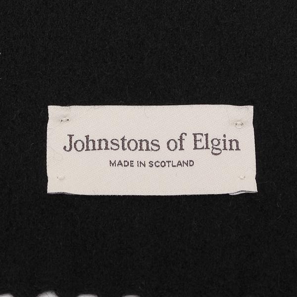 【P10% 〜5/20 9時】ジョンストンズ マフラー ブラック メンズ レディース JOHNSTONS OF ELGIN WA000016 SA0900 WOVEN SCARF BLACK 小判｜axes｜05
