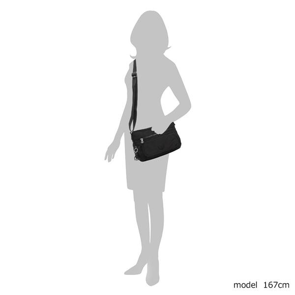 kipling キプリング ショルダーバッグ シロ 8L ブラック kipling キプリング ショルダーバッグ シロ 8L ブラック
