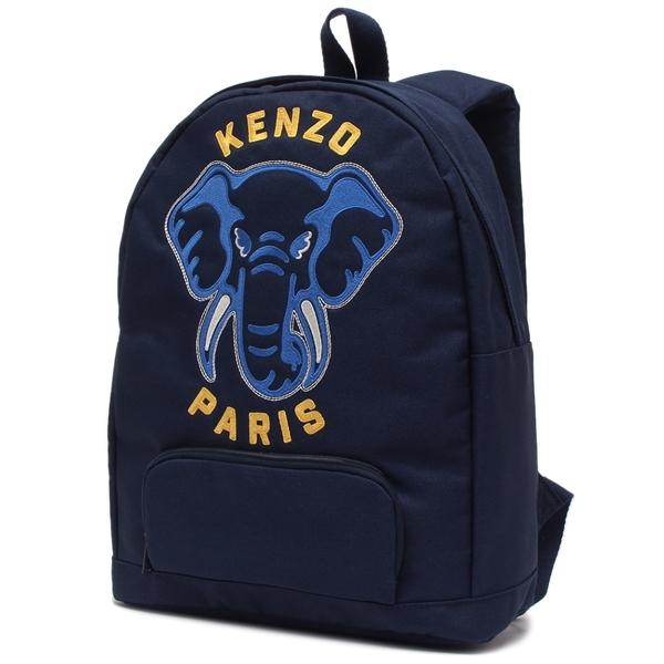 【P10％ 4/28 0時〜4/29 24時】ケンゾー リュック バックパック キャンバス バックパック キッズ ネイビー キッズ KENZO K60384 84A A4対応｜axes｜03