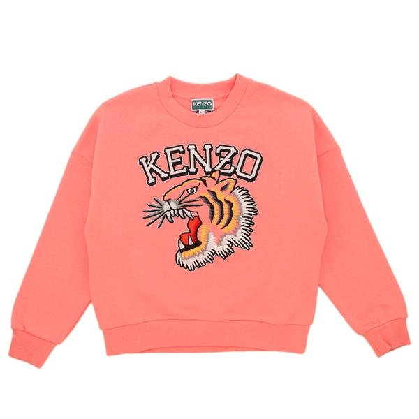KENZO（ケンゾー） 子供服 スウェット タイガーモチーフ ピンク