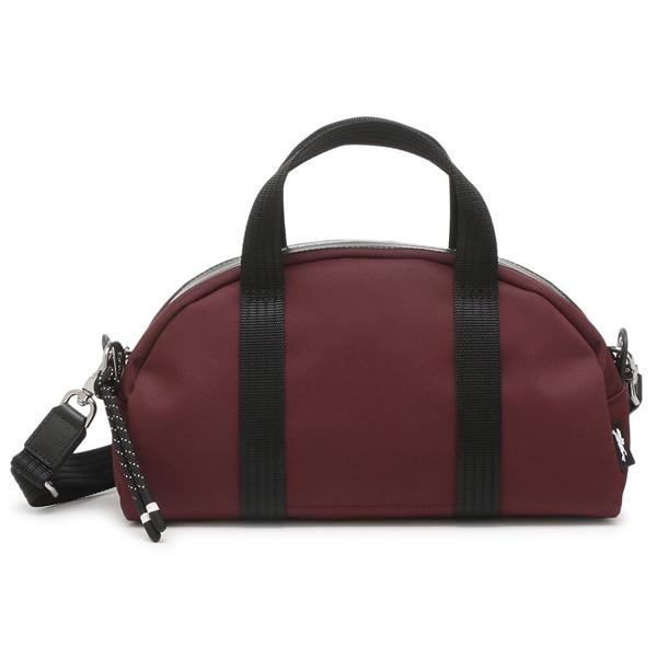 ロンシャン ハンドバッグ ショルダーバッグ プリアージュ エナジー Mサイズ ワインレッド ブラック レディース LONGCHAMP 10342 HSR 119_4