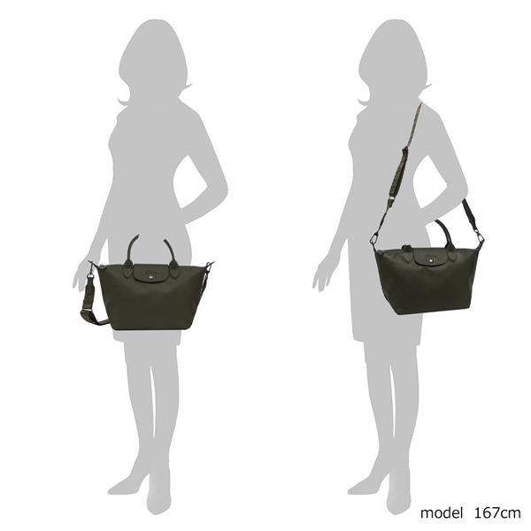 ロンシャン ハンドバッグ ショルダーバッグ プリアージュ エクストラ S カーキグリーン レディース LONGCHAMP L1512 987 549