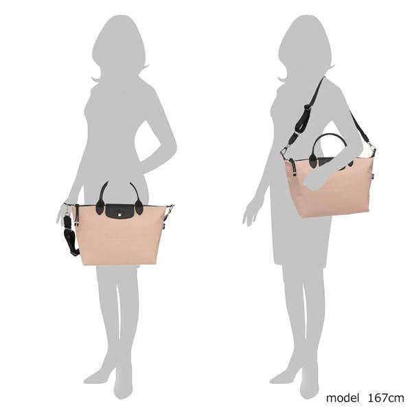 ロンシャン ハンドバッグ ショルダー ル プリアージュ エナジー L 2WAY ベージュ ピンク レディース LONGCHAMP L1515 HSR 542 A4対応の画像