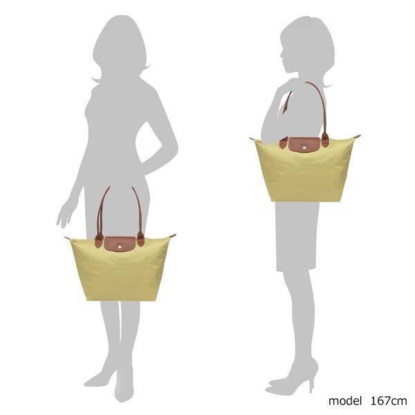 ロンシャン トートバッグ プリアージュ オリジナル Lサイズ グリーン レディース LONGCHAMP L1899 089 244 A4対応の画像