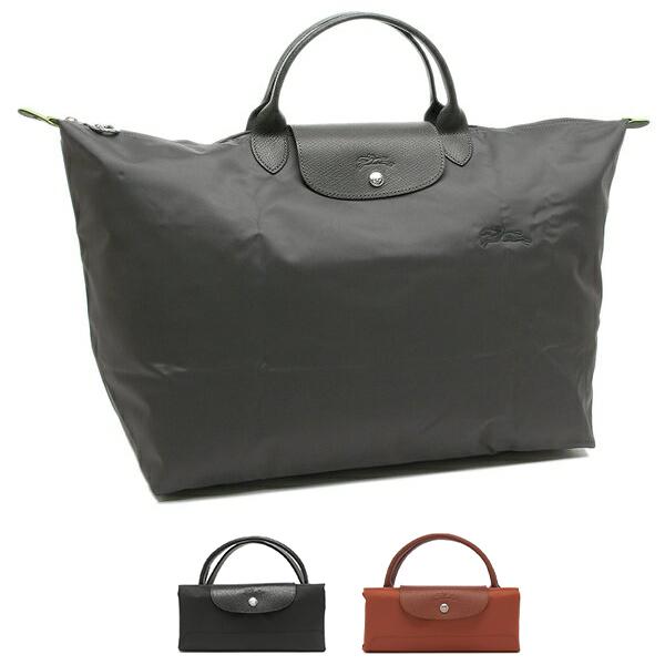 LONGCHAMP ロンシャン ボストンバッグ ル プリアージュ グリーン