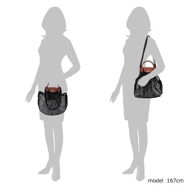 【新品未使用】ロンシャン　メッシュバッグ LONGCHAMP ロンシャン ショルダーバッグ ル プリアージュ フィレ