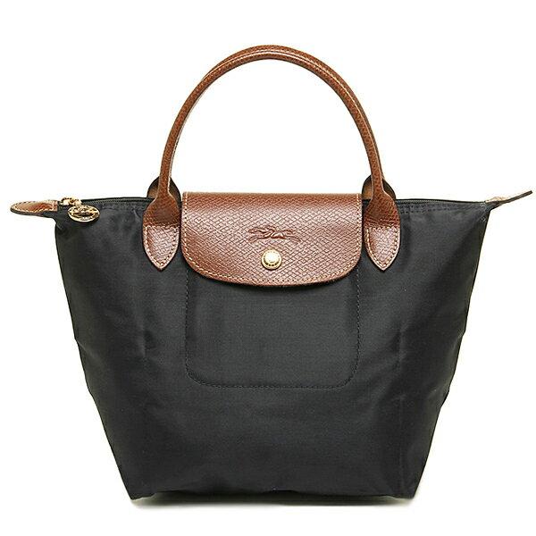 【美品】ロンシャン ル プリアージュ デイパック ブラック ゴールド金具 LONGCHAMP（ロンシャン） ハンドバッグ ル プリアージュ S レディース