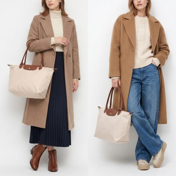 LONGCHAMP（ロンシャン） トートバッグ ル プリアージュ L ベージュ