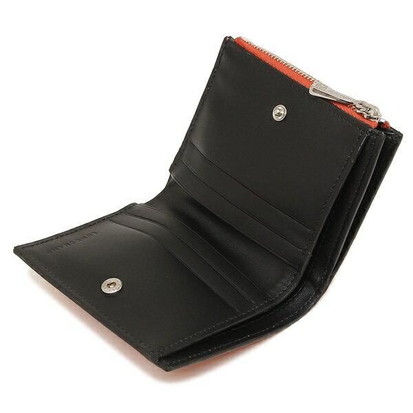 LONGCHAMP（ロンシャン） 二つ折り財布 ロゾ クロコ エンボス ミニ財布