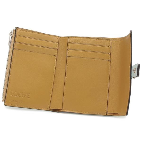 LOEWE ロエベ 三つ折り財布 ANAGRAM アナグラム ミニ財布 ブルー