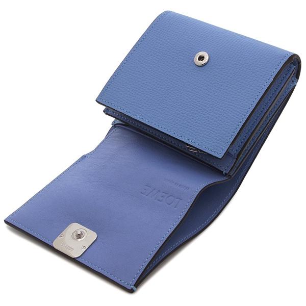 良品✨ロエベ 二つ折り財布 アナグラム 型押し レザー ネイビー 紺色 楽天市場】ロエベ 二つ折り財布 アナグラムコンパクト ミニ財布
