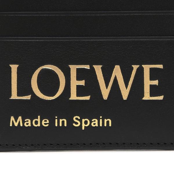 LOEWE ロエベ カードケース 定期入れ ロゴ ブラック メンズ LOEWE ロエベ カードケース 定期入れ ロゴ ブラック メンズ